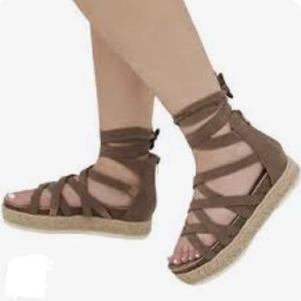 Lace-Up Platform espadrilles